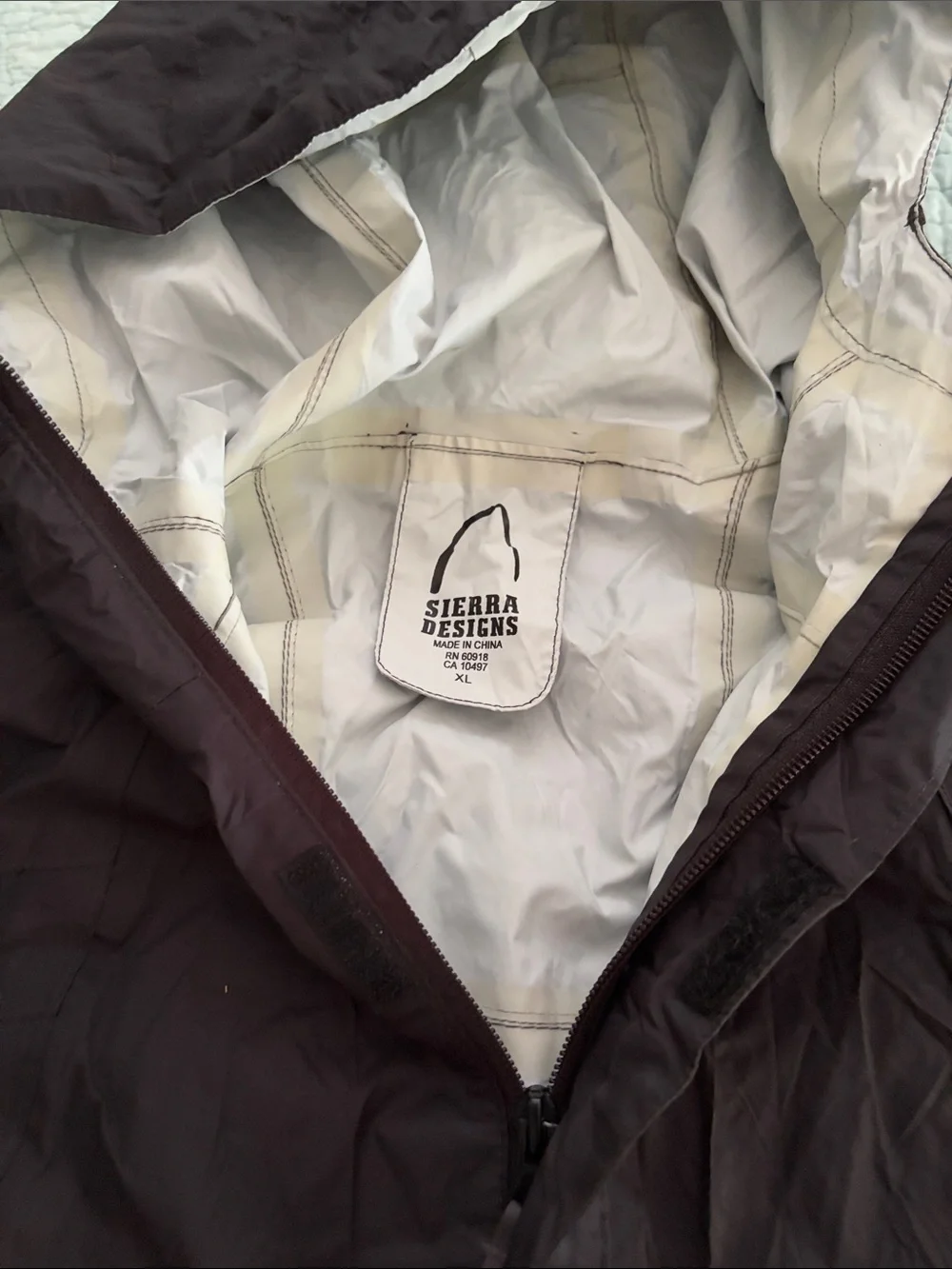 Men's Black Hooded Raincoat Jacket